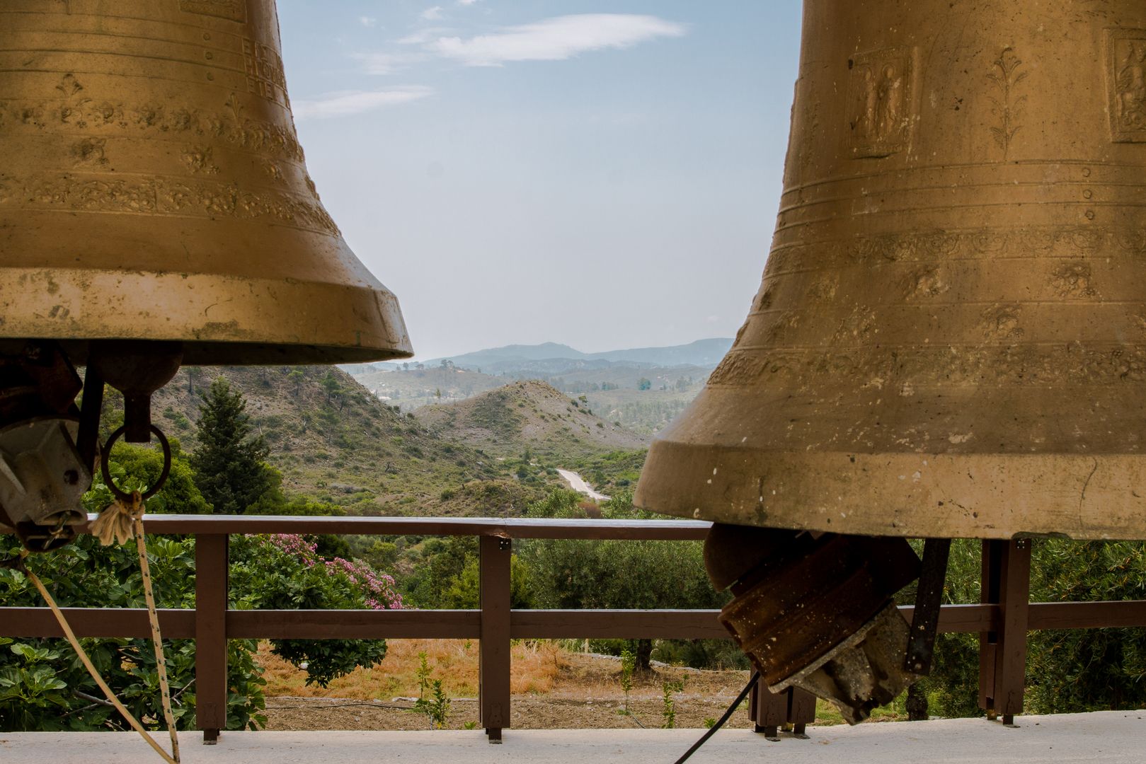 Bells in a greek monastery